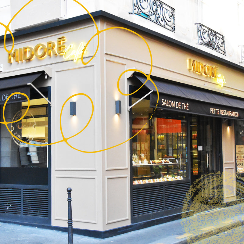 Extérieur de la boulangerie Midoré-Café Opéra